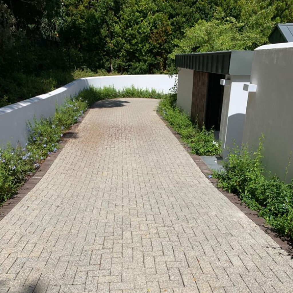 concrete driveway or sidewalk installation project in Pretoria, Gauteng